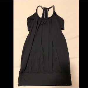 Lululemon yoga top with bra attached